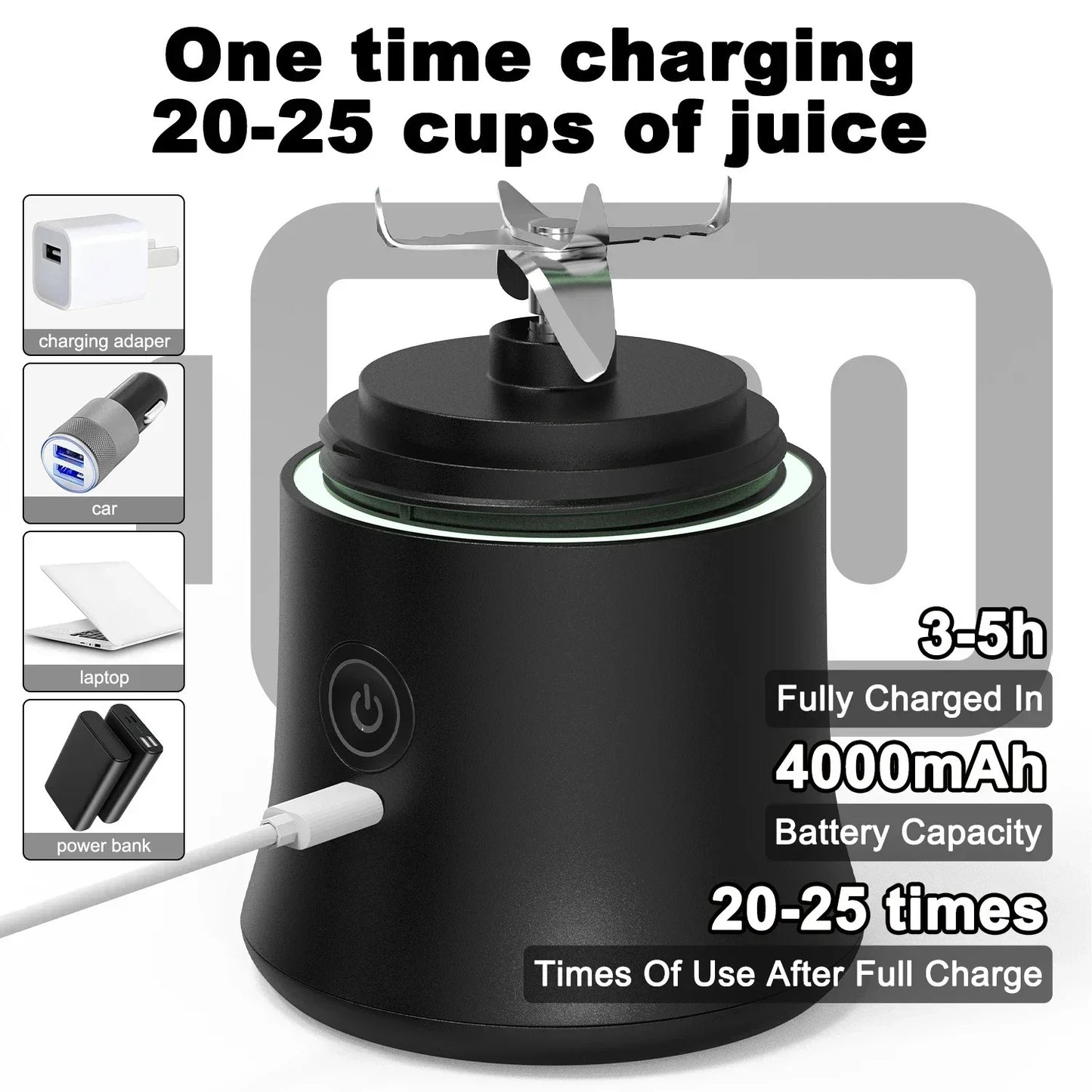 Rechargeable Portable Blender