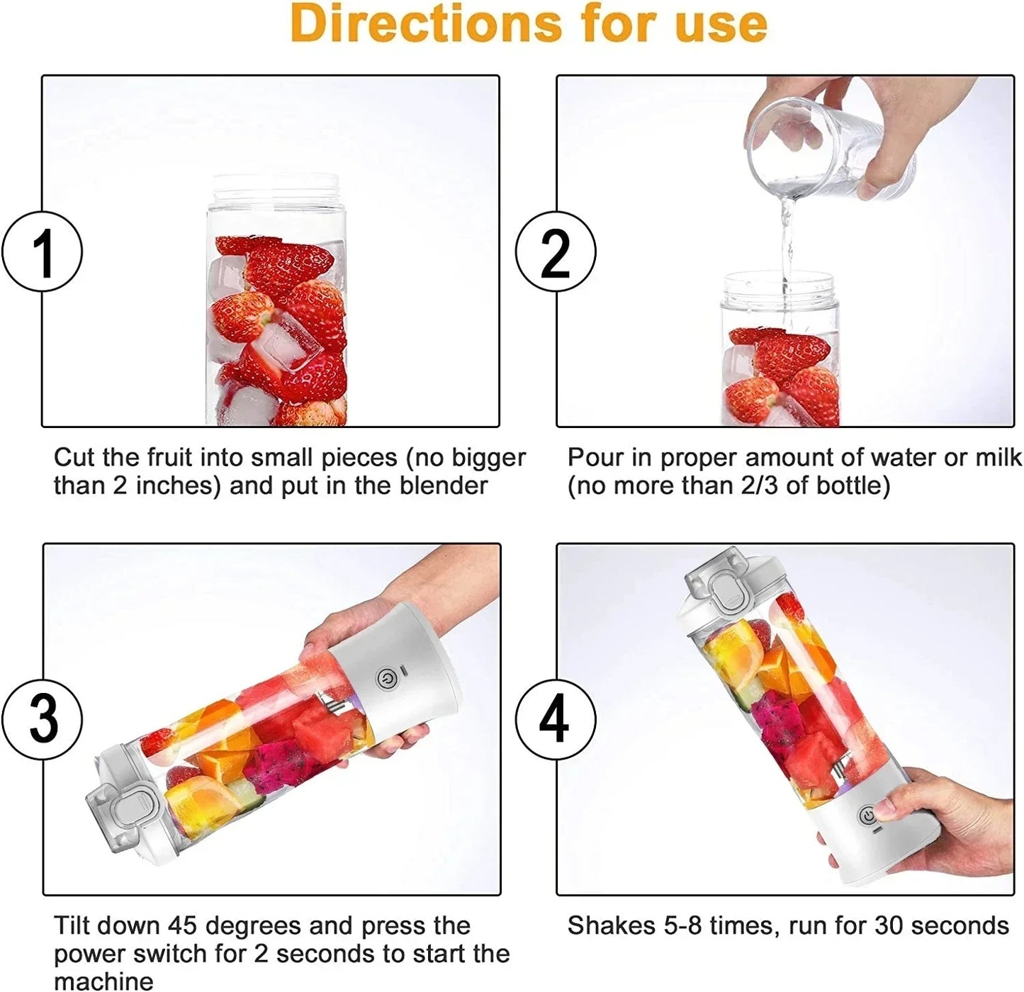 Rechargeable Portable Blender
